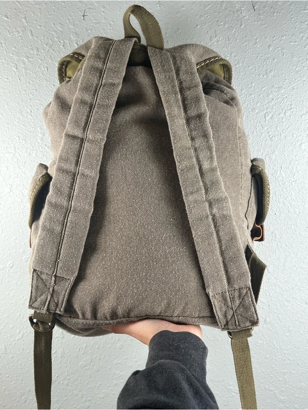 Black Canyon Outfitters Canvas Rucksack Backpack Gorpcore Khaki